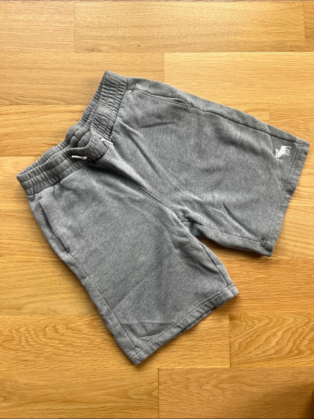 abercrombie kids Gray Pull-On Knit Shorts
